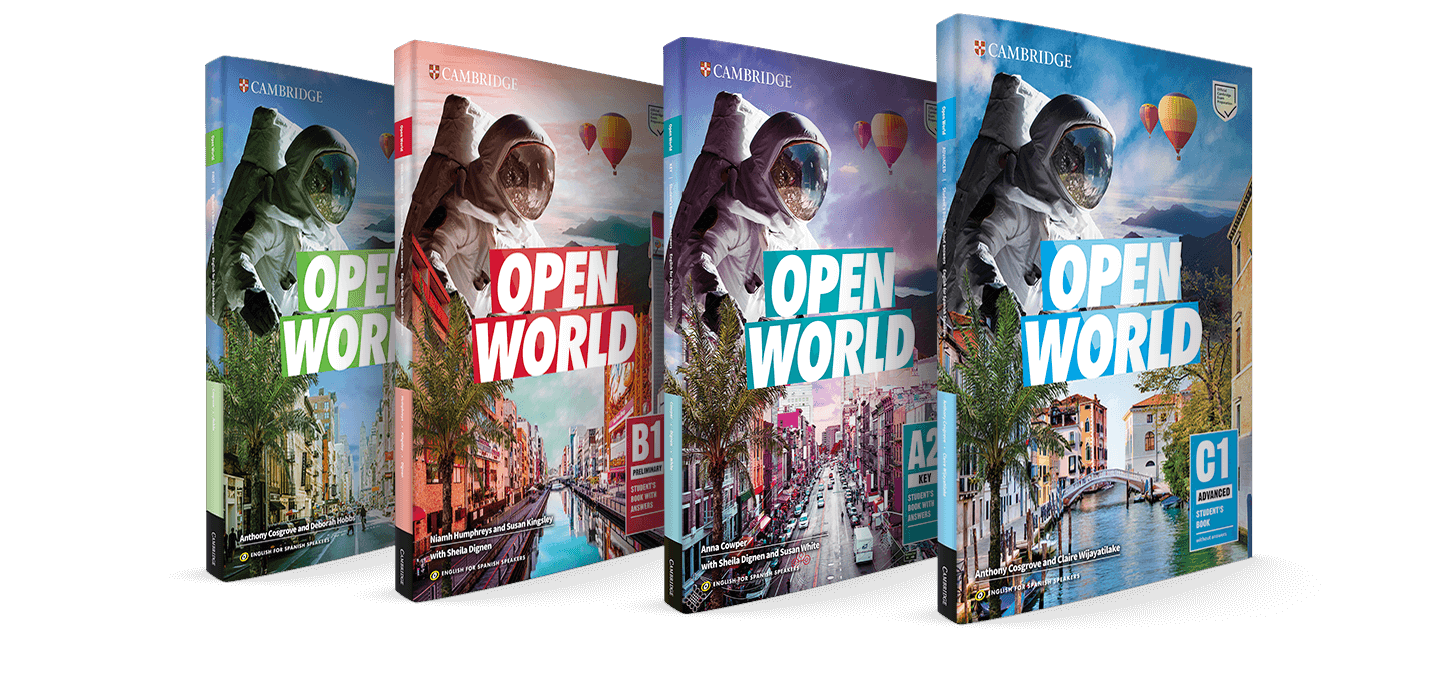 Libros Cambridge Open World utilizados en Adult English