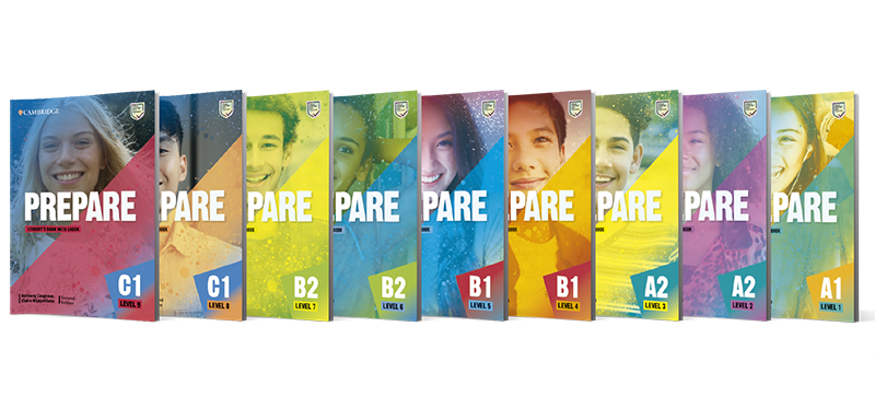 Libros Cambridge Prepare Second Edition utilizados en English for Teens